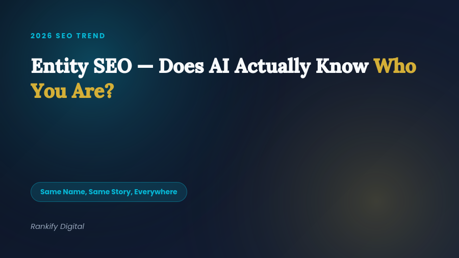 Entity SEO: Why AI Search Engines Might Not Understand Who You Are